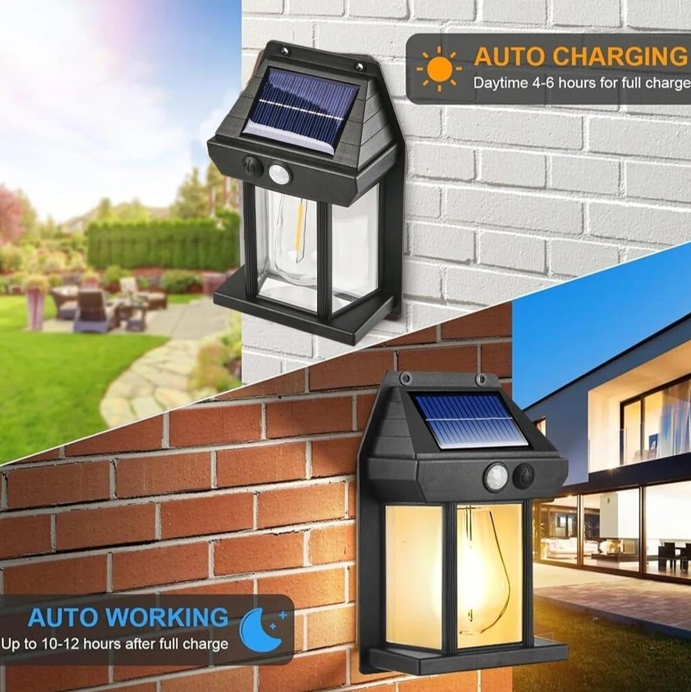 Solar Sensor Lamp with Smart Sensor & Waterproof Design - 1 Pc