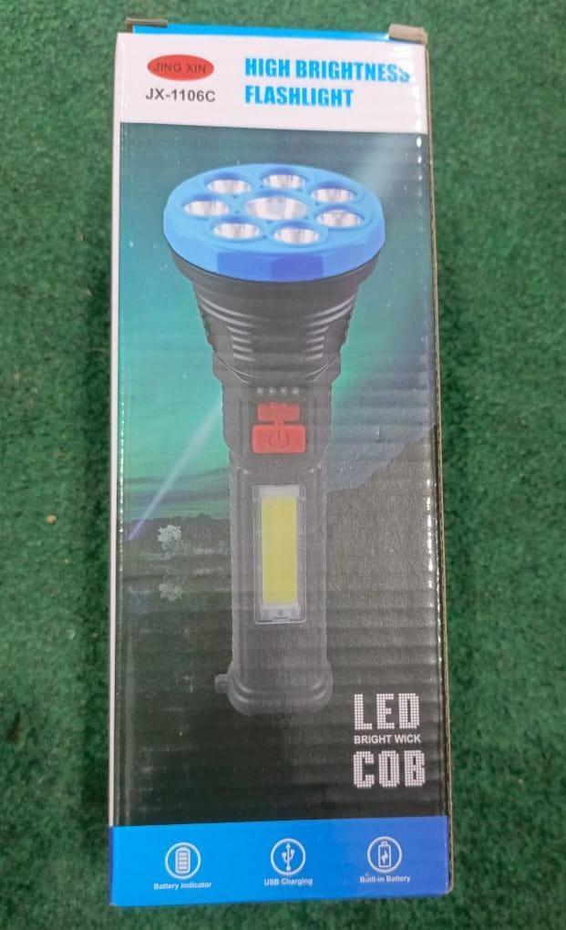 Rechargeable Flashlight with Type-C Charging Port - Essential Camping Gear, 1 Pc