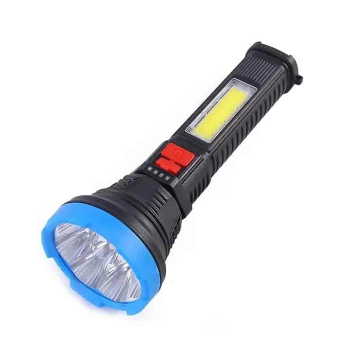 Rechargeable Flashlight with Type-C Charging Port - Essential Camping Gear, 1 Pc